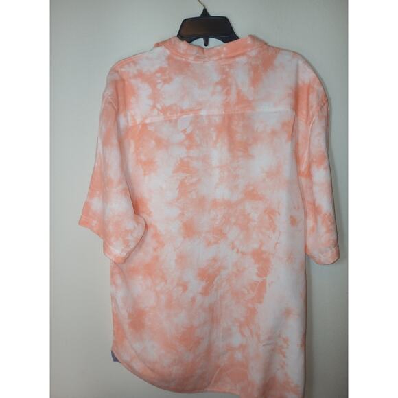 Tommy Bahama men's tide dye button down shirt light weight Parisian sz large - Picture 2 of 5